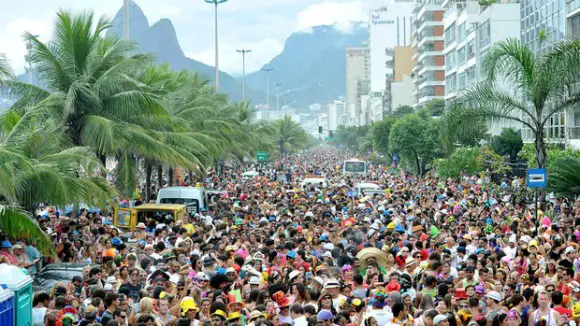 A Bloco (Street Party) at Rio Carnival