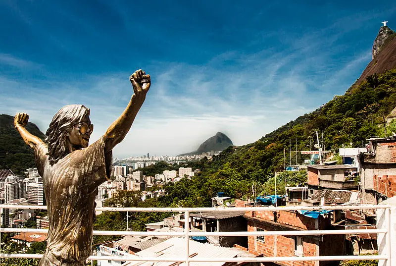 The Bronze Statue of Michael Jackson at Santa Marta Favela