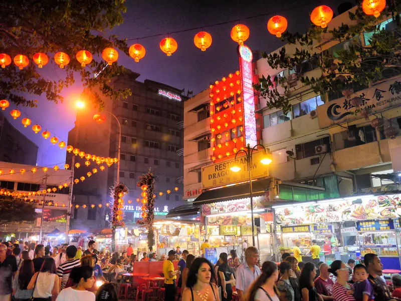 Massive Choice of Restaurants on Jalan Alor - Kuala Lumpur, Malaysia