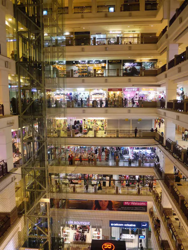 The Many Floors of Berjaya Times Square Mall - Kuala Lumpur, Malaysia