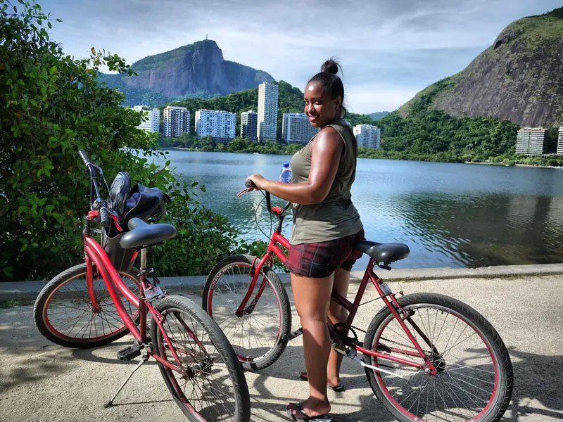 On Yer Bike, Nat - Cycling Around Rodrigo de Freitas Lagoon