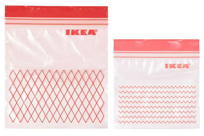 IKEA’s ISTAD Plastic Food Bags – Perfect for Travelling with Baby Snacks IKEA’s ISTAD Plastic Food Bags – Perfect for Travelling with Baby Snacks, such as Sliced Fruit and Biscuits