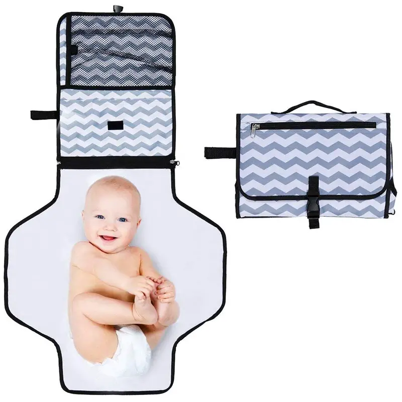Our Portable Nappy/Diaper Changing Mat is Perfect to Travel with, as if Folds up into a Small Bag