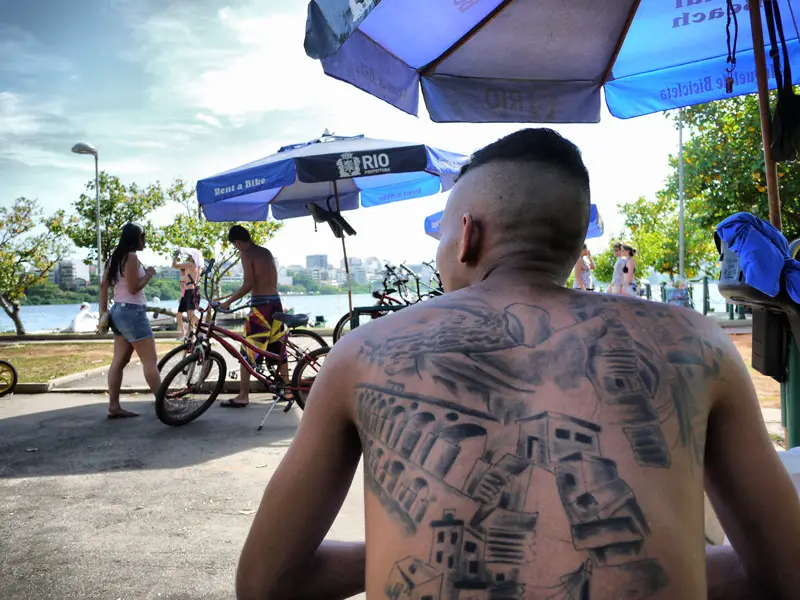 A Patriotic Carioca with Rio de Janeiro Tattooed All Over His Back