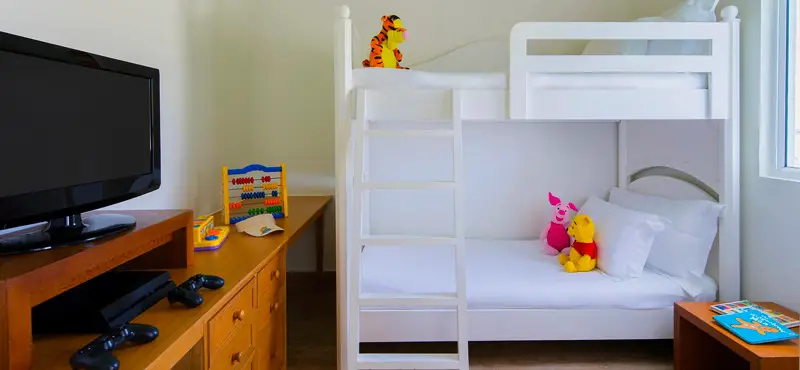 The Children's Bedroom: Deluxe Family Water Villa at the Centara Grand Island Resort