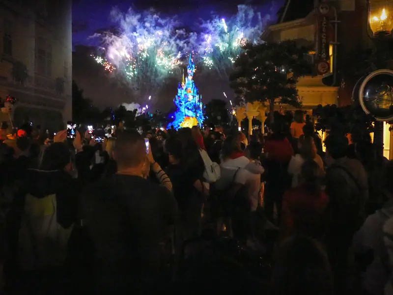 Disneyland Paris Illuminations - Fireworks Show at Night