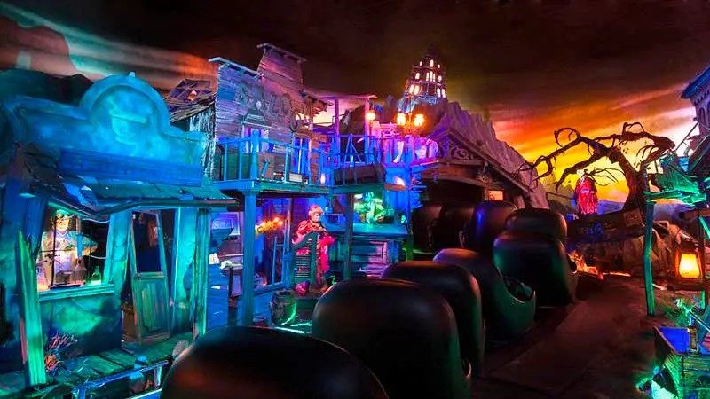 Take a Spooky Ride Inside the Haunted Phantom Manor at Disneyland Paris