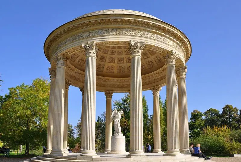 Marie Antoinette's Temple L'Amour (Temple of Love) in the Gardens of the Versailles Palace
