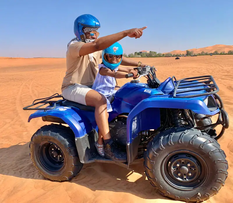 Mase & Layla Quad Biking in Al Khayma Desert (Near Dubai)