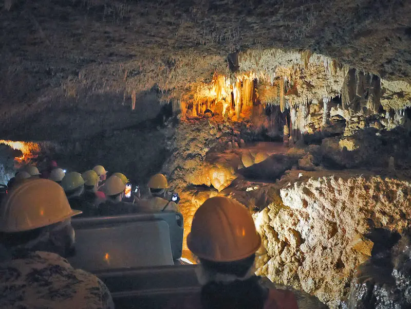 Tram Tour Through Harrisons Cave in Barbados