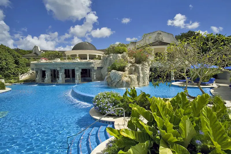 The Multi-Layered Swimming Pool at Sandy Lane - Suitable for All Ages