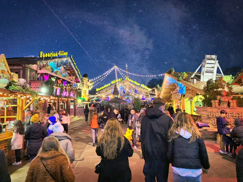 The Bavarian Village at Night: The Real Feeling of a Small German Town, in the Middle of London