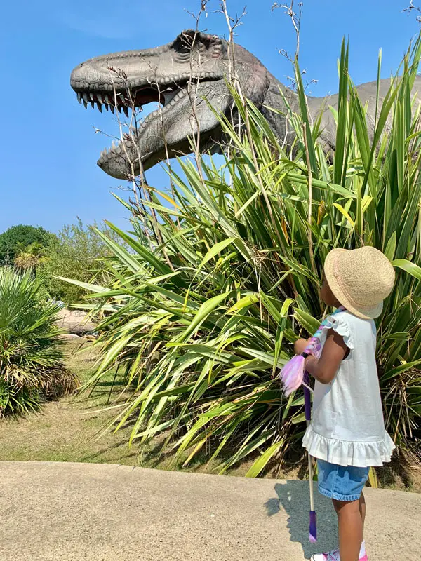 Kids, Approach With Caution - Listen as the T-Rex Roars While You Play Golf