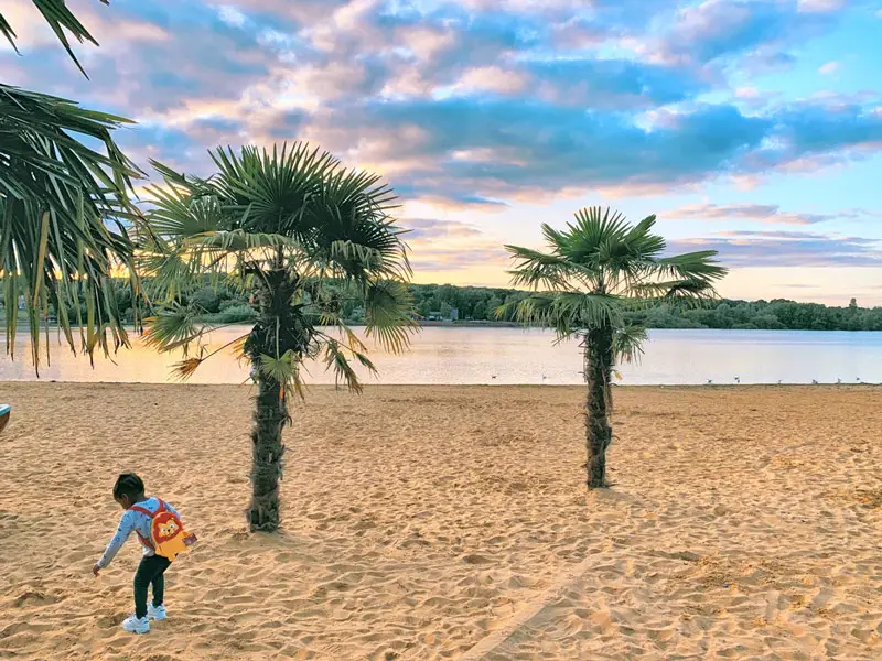 Look at That Sunset! Our Daughter Loves Ruislip Lido a.k.a West London's Secret Hidden Beach