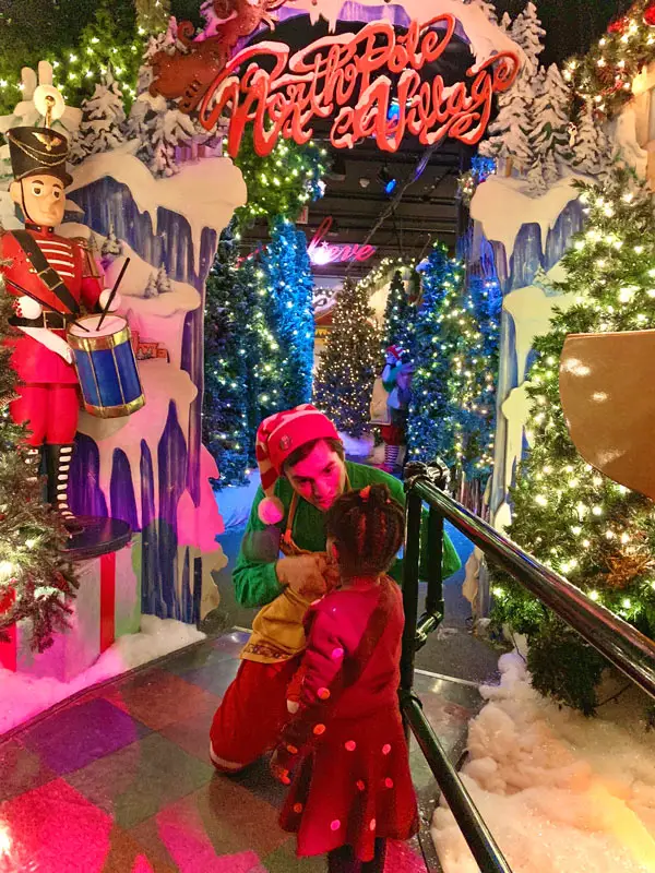Our Daughter Was Excited to Meet Santa's Elves at Macy's Santaland