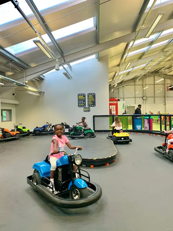 Competitive Fun - Kids Race Their Motorbikes Around the Snakes Speedway