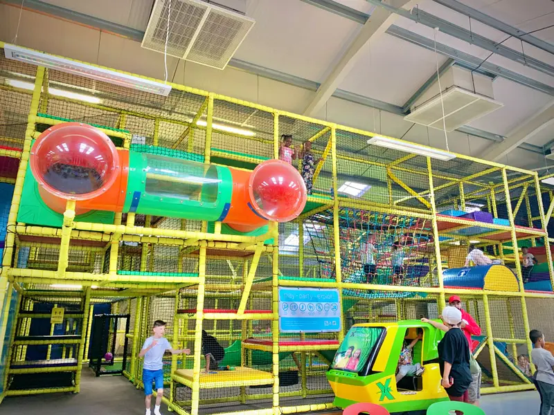 Hours of Fun! One of The Huge Soft Play Areas at Snakes and Ladders in Brentford