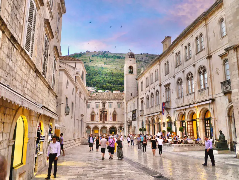 Dubrovnik Croatia - Old Town Restaurants (Best European City Breaks for Couples)