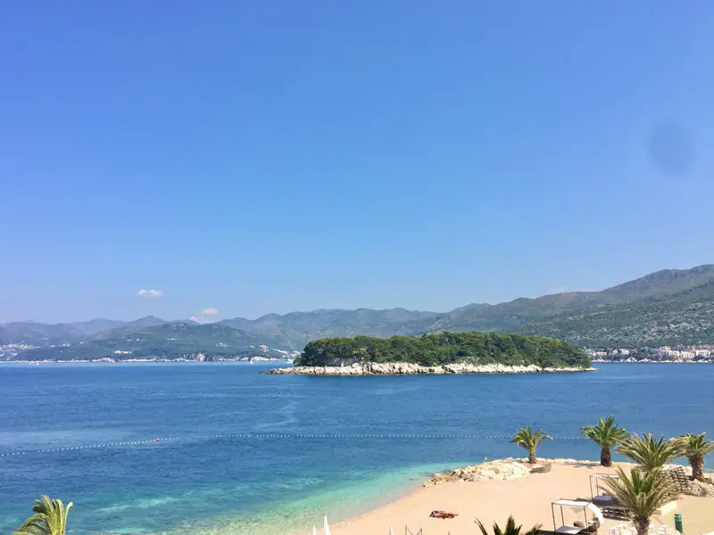 Dubrovnik Croatia - Valamar Hotel Beach and Island on Babin Kuk Peninsula