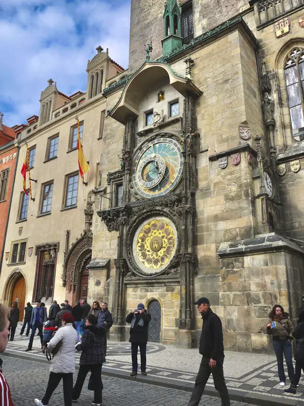 Astronomical Clock in Prague Old Town, Czech Republic