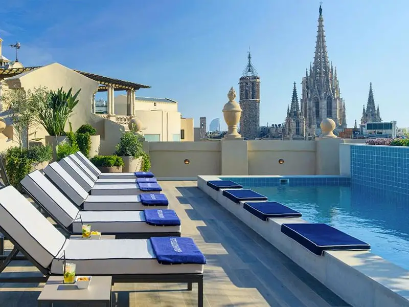 H10 Madison Rooftop Pool at One of the Best Hotels in Barcelona
