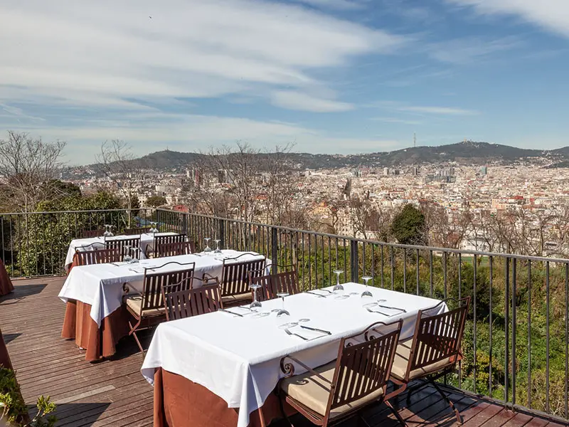 El Xalet de Montjuic - Best Restaurants with a View in Barcelona