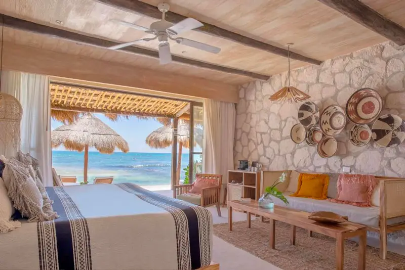 El Pez - Superior Beach Front Room (Best Hotels in Tulum)