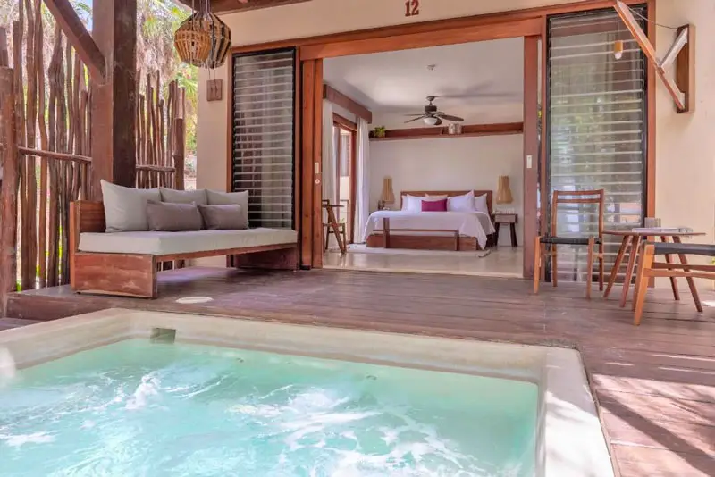 La Zebra - Ocean Front Room with Plunge Pool (Best Hotels in Tulum)