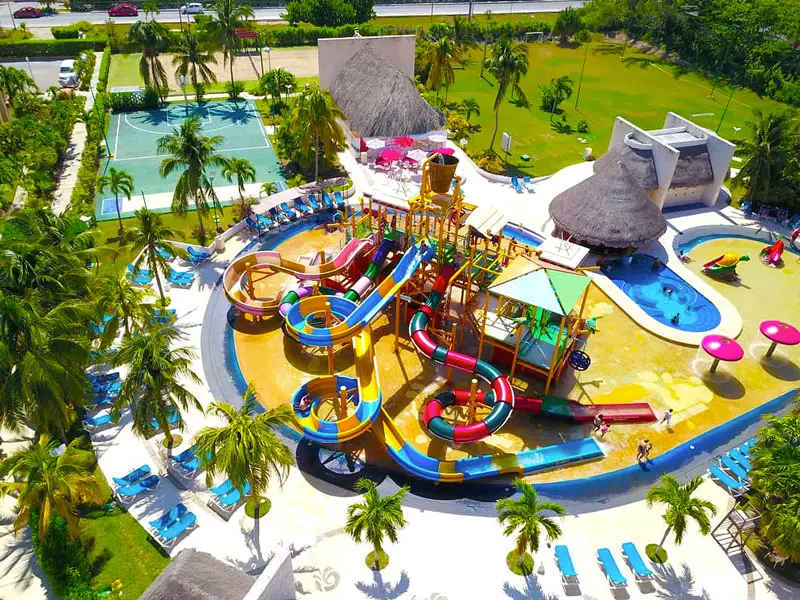 All Ritmo Resort (Aerial) - Best Cancun Family Hotels for Kids