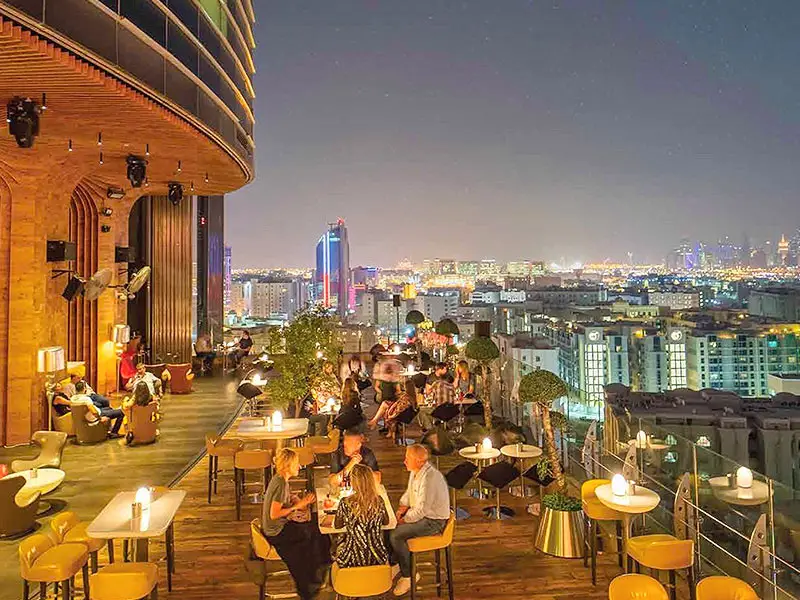 Sky View - Rooftop Bar in Doha Qatar