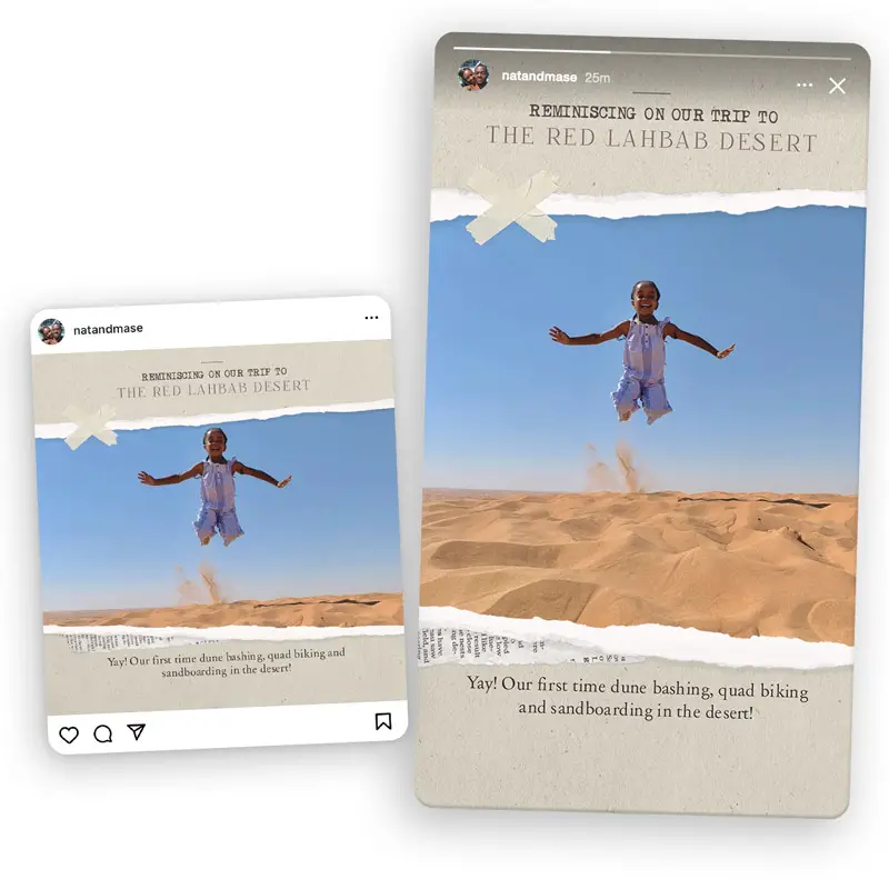 Instagram Story Maker Template - Square & Vertical - Patch Me Up