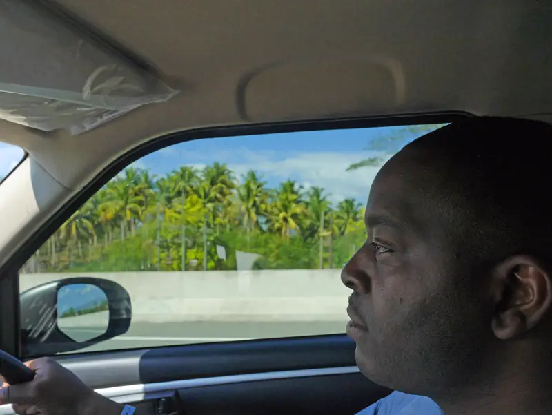 Mase Driving a Hire Car on Jamaica's T3 Highway