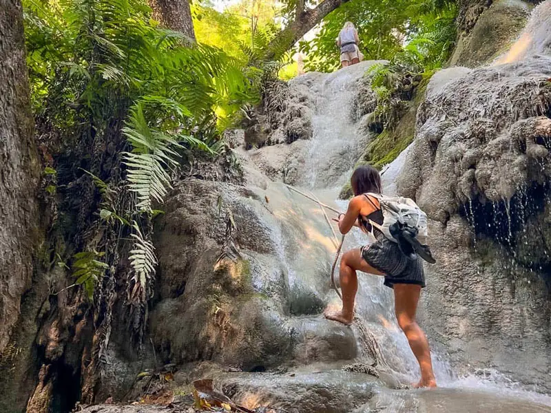 Sticky Waterfalls in Chiang Mai, Thailand