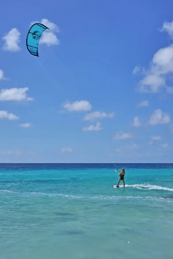 Kiteboarding Kitesurfing in Kralendijk Bonaire Kite School