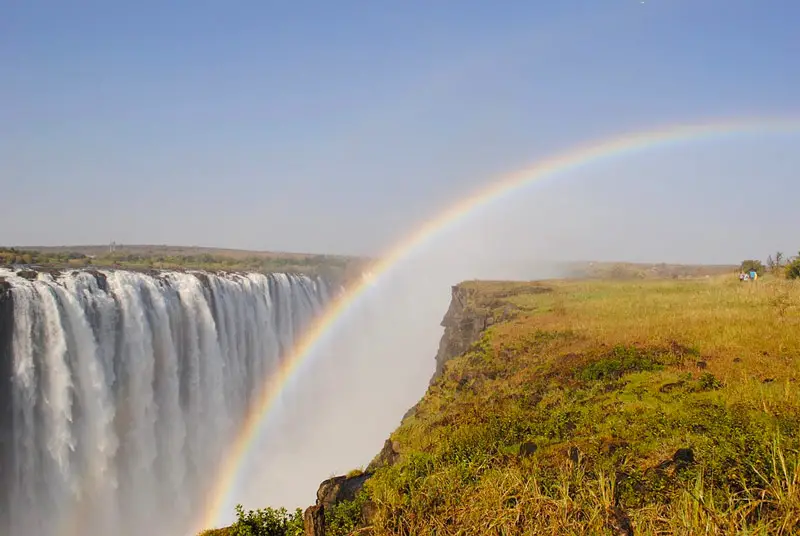 Victoria Falls with Rainbow