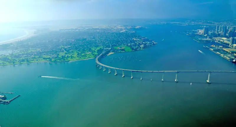 Coronado Island (Aerial View) San Diego