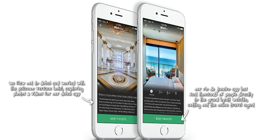 Travel Guide Apps Sponsored by Palazzo Versace and Grand Hyatt