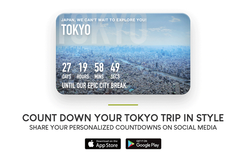 Vacation & Holiday Countdown App for iPhone and Android