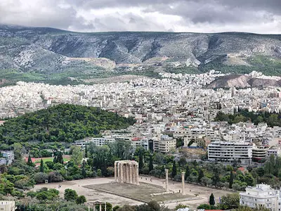 See The Temple of Olympian Zeus from Above