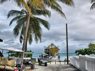 Drive a Golf Cart to Palapa Bar