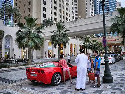 The Walk: Admire Dubai's Flashy Cars
