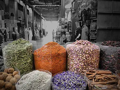 Smell Fragrant Aromas Filling the Souk