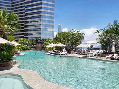 Swim in Grand Hyatt Hong Kong’s Outdoor Pool