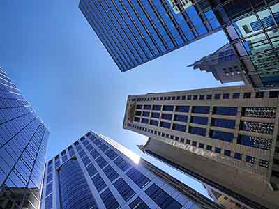 Look Up at the Skyscrapers Towering Over You in Central’s Financial District