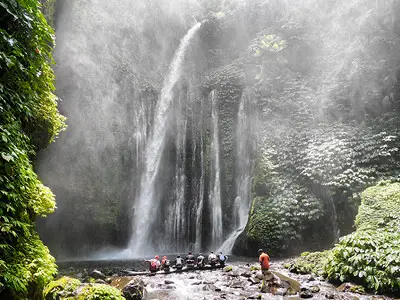 Hike to Tiu Kelep Waterfall, Mt. Rinjani National Park