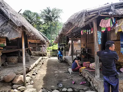 Meeting the Local People at Senaru Village