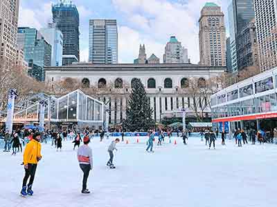Bryant Park Winter Village: Ice Skating at The Rink