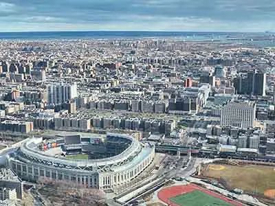 See the Famous Yankee Stadium from the Sky