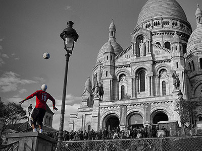 Freestyle Football Magic at the Sacré-Coeur