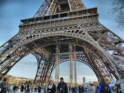 Stroll Beneath the Iconic Eiffel Tower